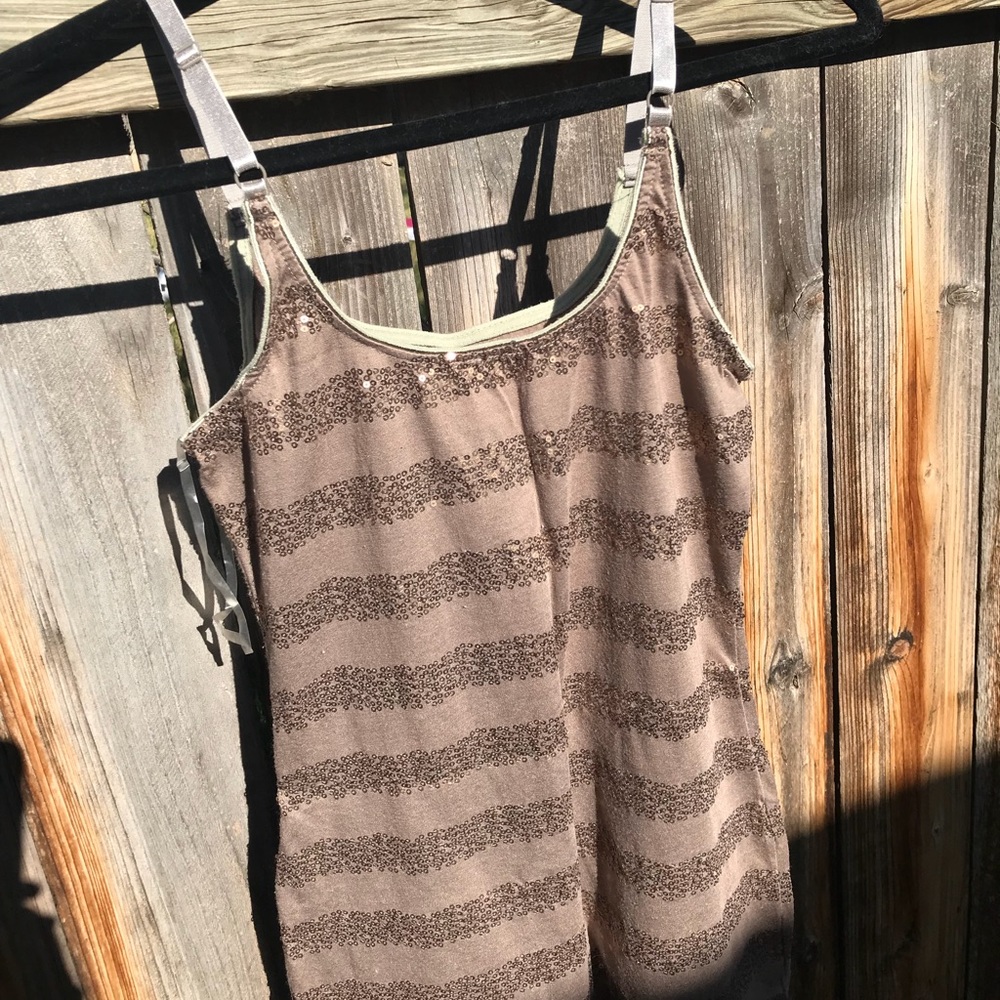 Sequin tank top